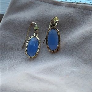 Kendra Scott light blue earrings